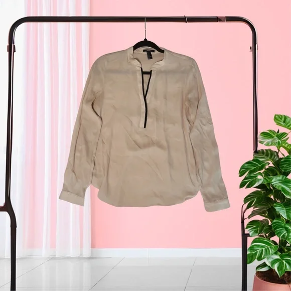 Forever 21 V-Neck Blouse - Size Small - Picture 1 of 4